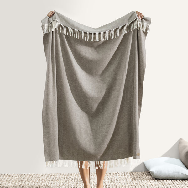 Herringbone Throw Blankets