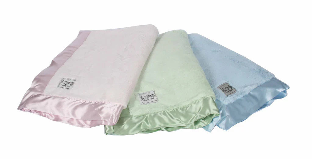 Personalized Little Giraffe Luxe Baby Blankets SMB Embroidery