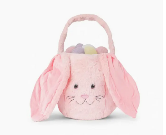 Plush Easter Basket-Pink